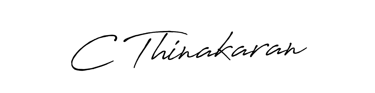 You should practise on your own different ways (Antro_Vectra_Bolder) to write your name (C Thinakaran) in signature. don't let someone else do it for you. C Thinakaran signature style 7 images and pictures png