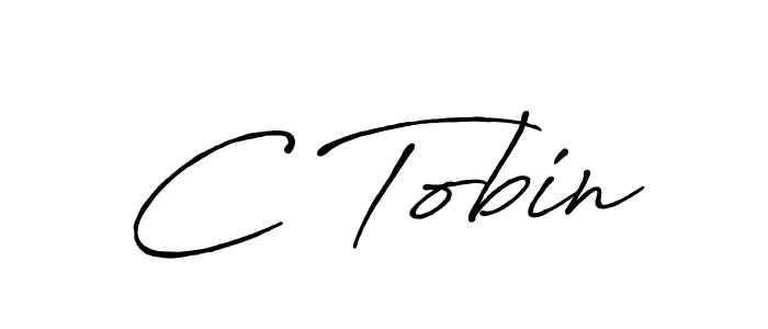 Similarly Antro_Vectra_Bolder is the best handwritten signature design. Signature creator online .You can use it as an online autograph creator for name C Tobin. C Tobin signature style 7 images and pictures png