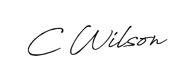 Best and Professional Signature Style for C Wilson. Antro_Vectra_Bolder Best Signature Style Collection. C Wilson signature style 7 images and pictures png