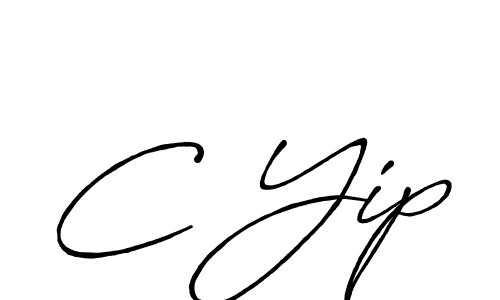 Best and Professional Signature Style for C Yip. Antro_Vectra_Bolder Best Signature Style Collection. C Yip signature style 7 images and pictures png