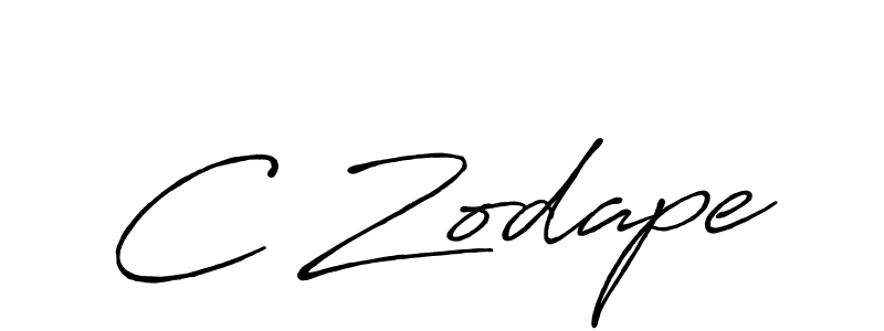 Design your own signature with our free online signature maker. With this signature software, you can create a handwritten (Antro_Vectra_Bolder) signature for name C Zodape. C Zodape signature style 7 images and pictures png