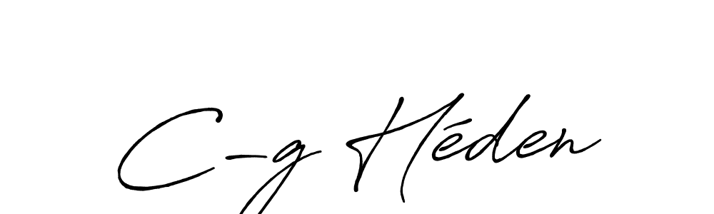 Design your own signature with our free online signature maker. With this signature software, you can create a handwritten (Antro_Vectra_Bolder) signature for name C-g Héden. C-g Héden signature style 7 images and pictures png