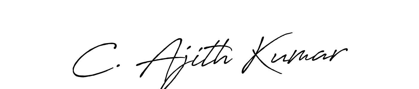 if you are searching for the best signature style for your name C. Ajith Kumar. so please give up your signature search. here we have designed multiple signature styles  using Antro_Vectra_Bolder. C. Ajith Kumar signature style 7 images and pictures png