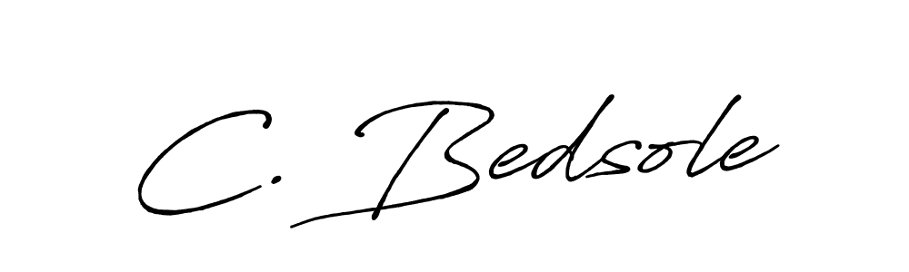 Similarly Antro_Vectra_Bolder is the best handwritten signature design. Signature creator online .You can use it as an online autograph creator for name C. Bedsole. C. Bedsole signature style 7 images and pictures png