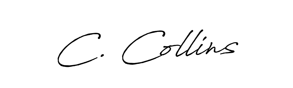 The best way (Antro_Vectra_Bolder) to make a short signature is to pick only two or three words in your name. The name C. Collins include a total of six letters. For converting this name. C. Collins signature style 7 images and pictures png