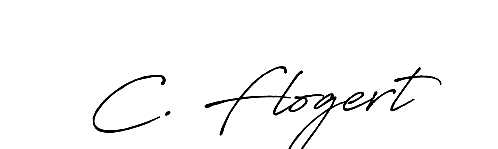 How to make C. Flogert signature? Antro_Vectra_Bolder is a professional autograph style. Create handwritten signature for C. Flogert name. C. Flogert signature style 7 images and pictures png