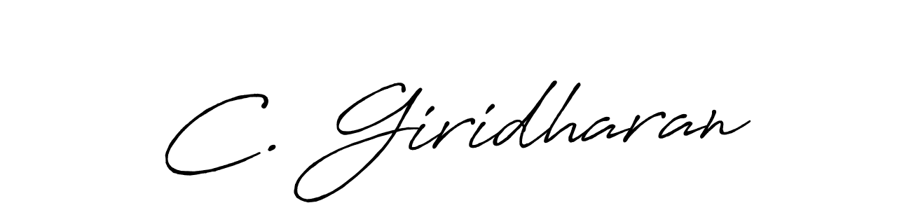 You can use this online signature creator to create a handwritten signature for the name C. Giridharan. This is the best online autograph maker. C. Giridharan signature style 7 images and pictures png