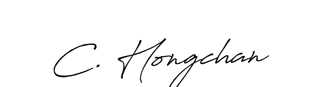 Make a short C. Hongchan signature style. Manage your documents anywhere anytime using Antro_Vectra_Bolder. Create and add eSignatures, submit forms, share and send files easily. C. Hongchan signature style 7 images and pictures png