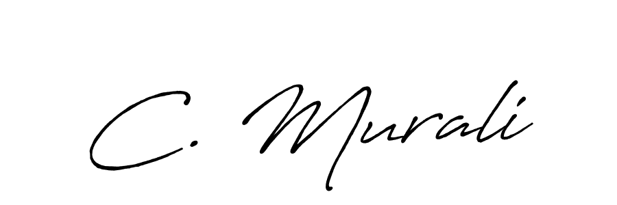 Once you've used our free online signature maker to create your best signature Antro_Vectra_Bolder style, it's time to enjoy all of the benefits that C. Murali name signing documents. C. Murali signature style 7 images and pictures png