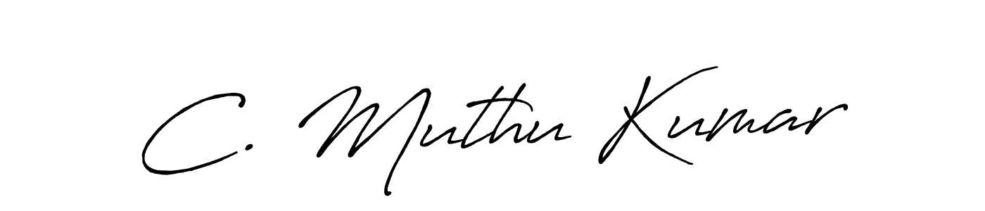 How to make C. Muthu Kumar signature? Antro_Vectra_Bolder is a professional autograph style. Create handwritten signature for C. Muthu Kumar name. C. Muthu Kumar signature style 7 images and pictures png
