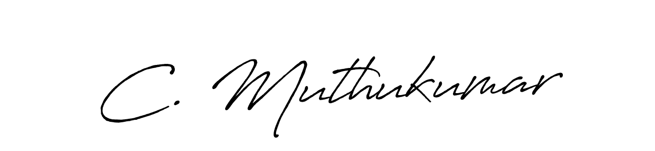 Design your own signature with our free online signature maker. With this signature software, you can create a handwritten (Antro_Vectra_Bolder) signature for name C. Muthukumar. C. Muthukumar signature style 7 images and pictures png