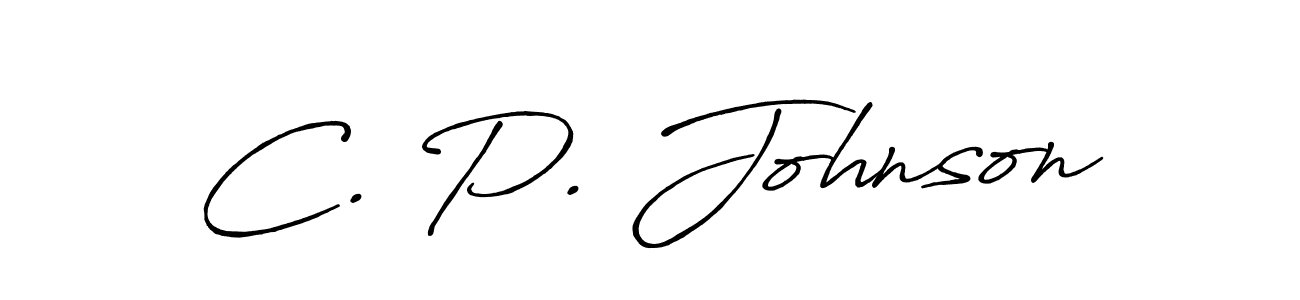 Best and Professional Signature Style for C. P. Johnson. Antro_Vectra_Bolder Best Signature Style Collection. C. P. Johnson signature style 7 images and pictures png