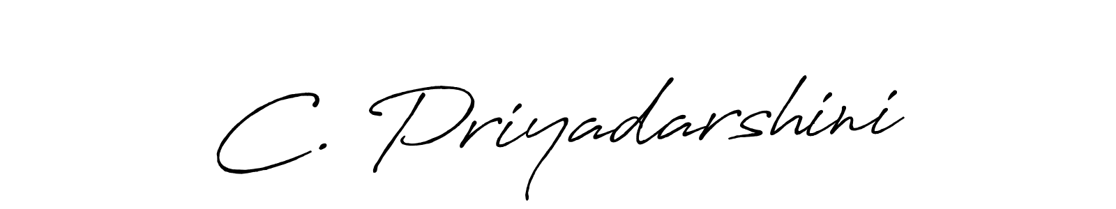 C. Priyadarshini stylish signature style. Best Handwritten Sign (Antro_Vectra_Bolder) for my name. Handwritten Signature Collection Ideas for my name C. Priyadarshini. C. Priyadarshini signature style 7 images and pictures png