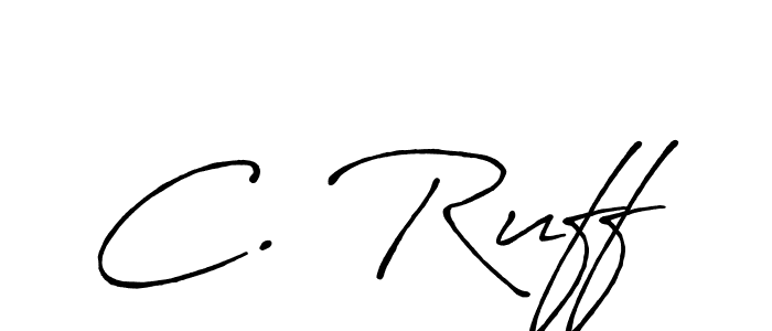 Similarly Antro_Vectra_Bolder is the best handwritten signature design. Signature creator online .You can use it as an online autograph creator for name C. Ruff. C. Ruff signature style 7 images and pictures png