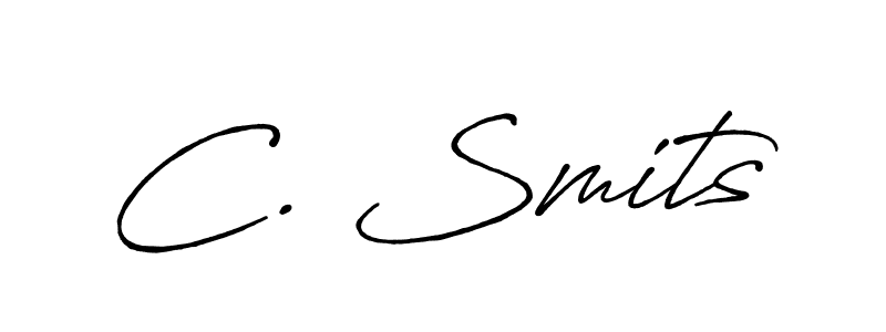 Create a beautiful signature design for name C. Smits. With this signature (Antro_Vectra_Bolder) fonts, you can make a handwritten signature for free. C. Smits signature style 7 images and pictures png