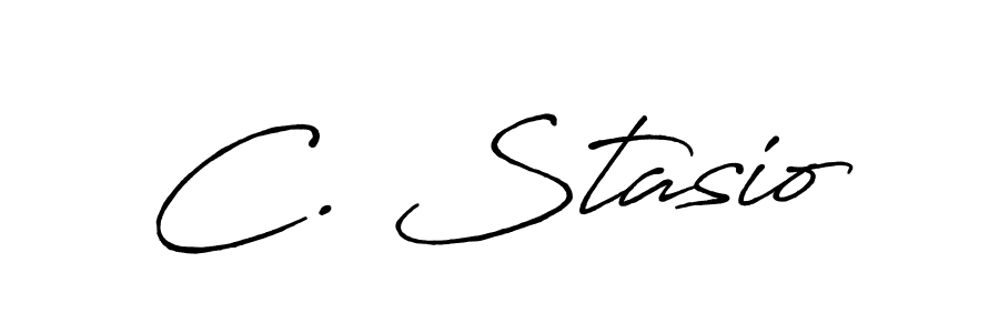 Use a signature maker to create a handwritten signature online. With this signature software, you can design (Antro_Vectra_Bolder) your own signature for name C. Stasio. C. Stasio signature style 7 images and pictures png