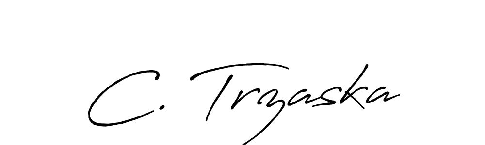Also You can easily find your signature by using the search form. We will create C. Trzaska name handwritten signature images for you free of cost using Antro_Vectra_Bolder sign style. C. Trzaska signature style 7 images and pictures png