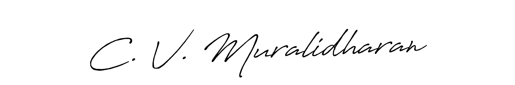 You can use this online signature creator to create a handwritten signature for the name C. V. Muralidharan. This is the best online autograph maker. C. V. Muralidharan signature style 7 images and pictures png