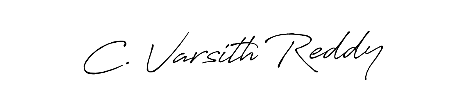 Make a short C. Varsith Reddy signature style. Manage your documents anywhere anytime using Antro_Vectra_Bolder. Create and add eSignatures, submit forms, share and send files easily. C. Varsith Reddy signature style 7 images and pictures png