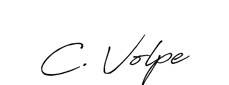 How to Draw C. Volpe signature style? Antro_Vectra_Bolder is a latest design signature styles for name C. Volpe. C. Volpe signature style 7 images and pictures png