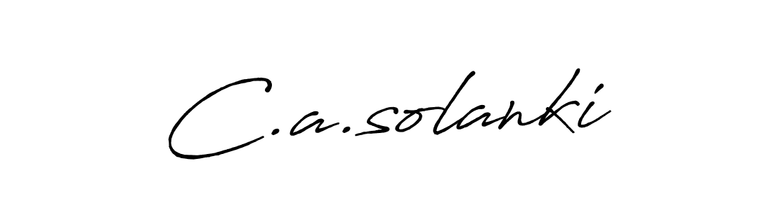 It looks lik you need a new signature style for name C.a.solanki. Design unique handwritten (Antro_Vectra_Bolder) signature with our free signature maker in just a few clicks. C.a.solanki signature style 7 images and pictures png