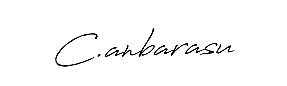 Create a beautiful signature design for name C.anbarasu. With this signature (Antro_Vectra_Bolder) fonts, you can make a handwritten signature for free. C.anbarasu signature style 7 images and pictures png
