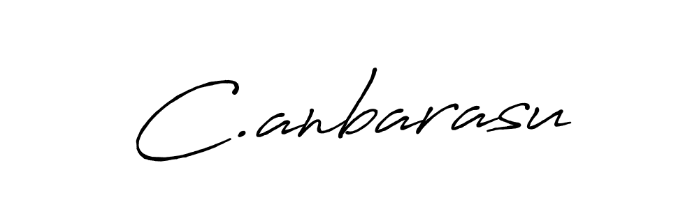 Create a beautiful signature design for name C.anbarasu. With this signature (Antro_Vectra_Bolder) fonts, you can make a handwritten signature for free. C.anbarasu signature style 7 images and pictures png