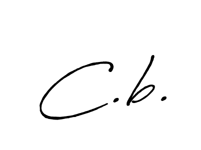 You should practise on your own different ways (Antro_Vectra_Bolder) to write your name (C.b.) in signature. don't let someone else do it for you. C.b. signature style 7 images and pictures png