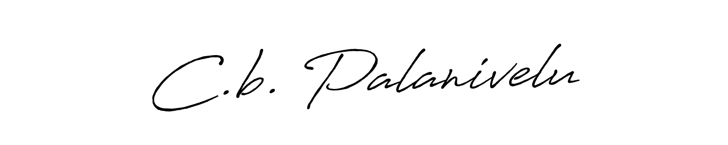 Use a signature maker to create a handwritten signature online. With this signature software, you can design (Antro_Vectra_Bolder) your own signature for name C.b. Palanivelu. C.b. Palanivelu signature style 7 images and pictures png