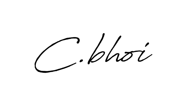 Create a beautiful signature design for name C.bhoi. With this signature (Antro_Vectra_Bolder) fonts, you can make a handwritten signature for free. C.bhoi signature style 7 images and pictures png