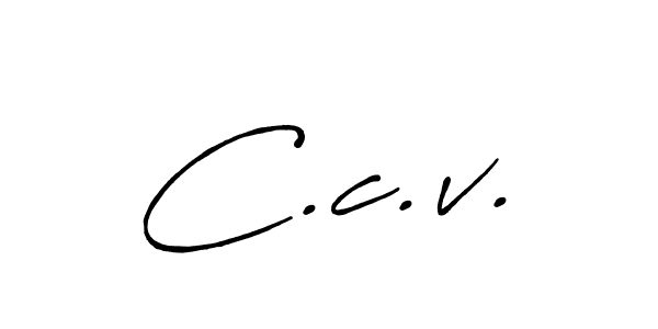 How to make C.c.v. name signature. Use Antro_Vectra_Bolder style for creating short signs online. This is the latest handwritten sign. C.c.v. signature style 7 images and pictures png