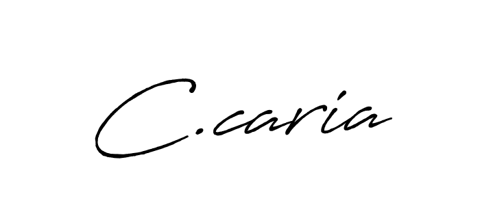 Design your own signature with our free online signature maker. With this signature software, you can create a handwritten (Antro_Vectra_Bolder) signature for name C.caria. C.caria signature style 7 images and pictures png