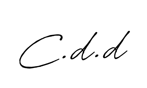 Also You can easily find your signature by using the search form. We will create C.d.d name handwritten signature images for you free of cost using Antro_Vectra_Bolder sign style. C.d.d signature style 7 images and pictures png