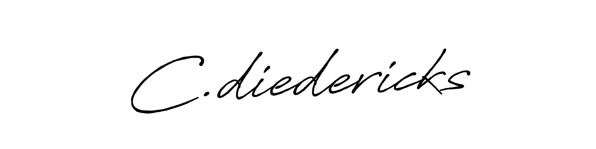 if you are searching for the best signature style for your name C.diedericks. so please give up your signature search. here we have designed multiple signature styles  using Antro_Vectra_Bolder. C.diedericks signature style 7 images and pictures png