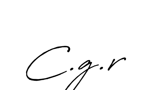 The best way (Antro_Vectra_Bolder) to make a short signature is to pick only two or three words in your name. The name C.g.r include a total of six letters. For converting this name. C.g.r signature style 7 images and pictures png