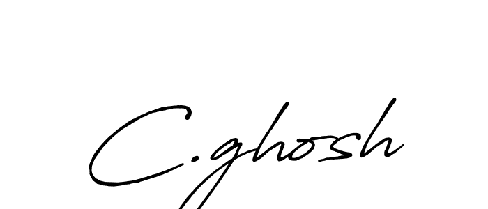 Make a beautiful signature design for name C.ghosh. With this signature (Antro_Vectra_Bolder) style, you can create a handwritten signature for free. C.ghosh signature style 7 images and pictures png