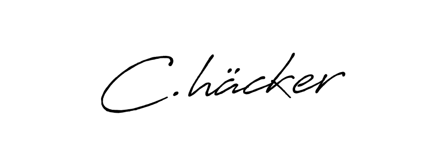 How to Draw C.häcker signature style? Antro_Vectra_Bolder is a latest design signature styles for name C.häcker. C.häcker signature style 7 images and pictures png