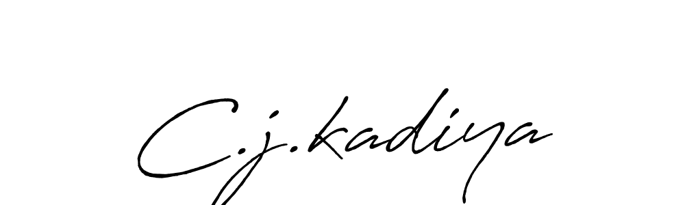 Best and Professional Signature Style for C.j.kadiya. Antro_Vectra_Bolder Best Signature Style Collection. C.j.kadiya signature style 7 images and pictures png