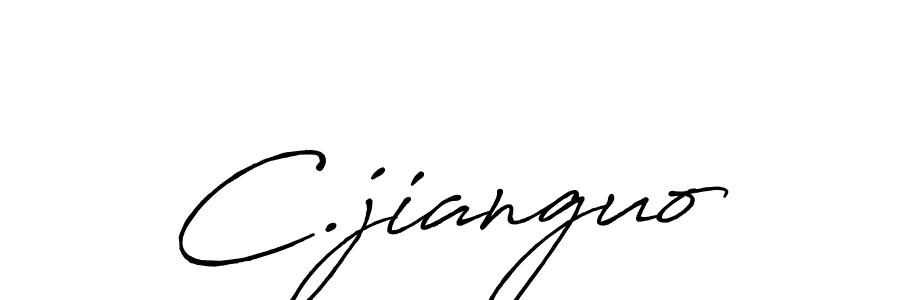 Make a beautiful signature design for name C.jianguo. With this signature (Antro_Vectra_Bolder) style, you can create a handwritten signature for free. C.jianguo signature style 7 images and pictures png