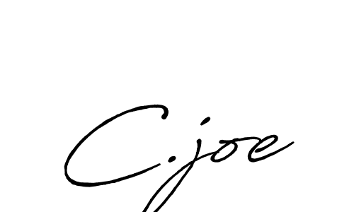 Also we have C.joe name is the best signature style. Create professional handwritten signature collection using Antro_Vectra_Bolder autograph style. C.joe signature style 7 images and pictures png