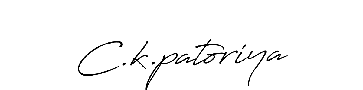 Best and Professional Signature Style for C.k.patoriya. Antro_Vectra_Bolder Best Signature Style Collection. C.k.patoriya signature style 7 images and pictures png