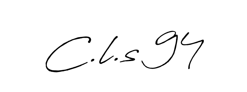 Once you've used our free online signature maker to create your best signature Antro_Vectra_Bolder style, it's time to enjoy all of the benefits that C.l.s 94 name signing documents. C.l.s 94 signature style 7 images and pictures png