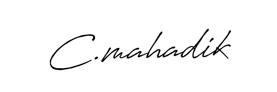 Also You can easily find your signature by using the search form. We will create C.mahadik name handwritten signature images for you free of cost using Antro_Vectra_Bolder sign style. C.mahadik signature style 7 images and pictures png