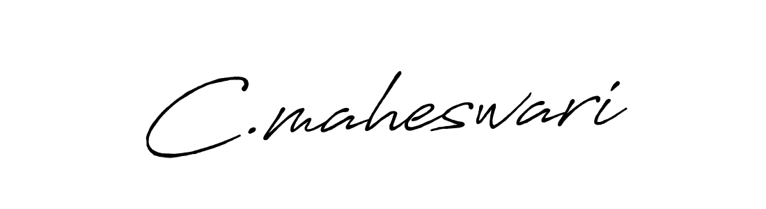 Make a beautiful signature design for name C.maheswari. Use this online signature maker to create a handwritten signature for free. C.maheswari signature style 7 images and pictures png
