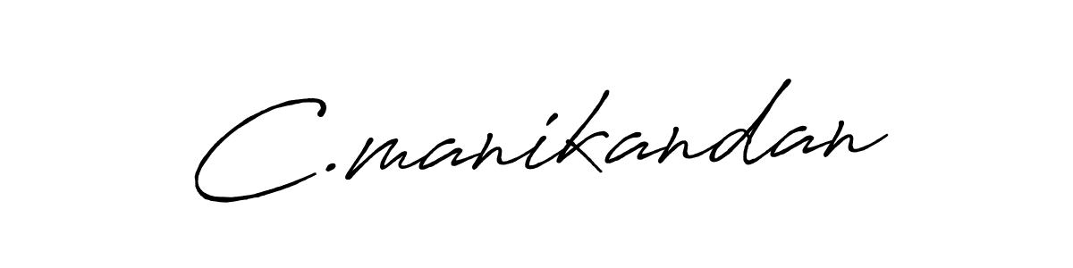 Use a signature maker to create a handwritten signature online. With this signature software, you can design (Antro_Vectra_Bolder) your own signature for name C.manikandan. C.manikandan signature style 7 images and pictures png