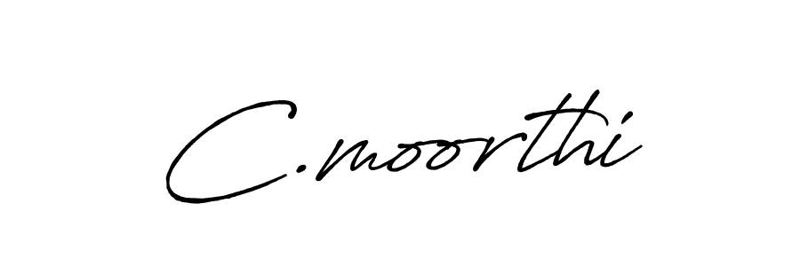 Also You can easily find your signature by using the search form. We will create C.moorthi name handwritten signature images for you free of cost using Antro_Vectra_Bolder sign style. C.moorthi signature style 7 images and pictures png