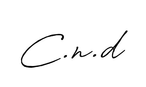 How to make C.n.d name signature. Use Antro_Vectra_Bolder style for creating short signs online. This is the latest handwritten sign. C.n.d signature style 7 images and pictures png