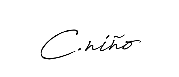 Design your own signature with our free online signature maker. With this signature software, you can create a handwritten (Antro_Vectra_Bolder) signature for name C.niño. C.niño signature style 7 images and pictures png