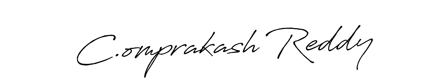 You should practise on your own different ways (Antro_Vectra_Bolder) to write your name (C.omprakash Reddy) in signature. don't let someone else do it for you. C.omprakash Reddy signature style 7 images and pictures png