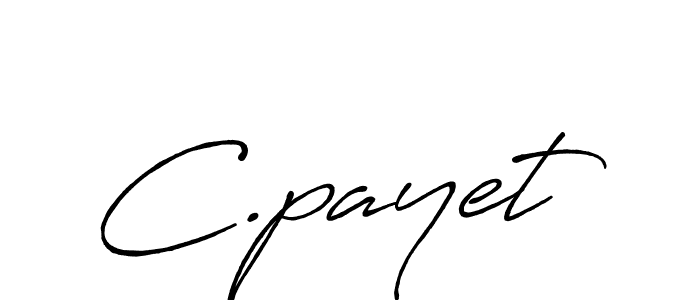 How to make C.payet name signature. Use Antro_Vectra_Bolder style for creating short signs online. This is the latest handwritten sign. C.payet signature style 7 images and pictures png